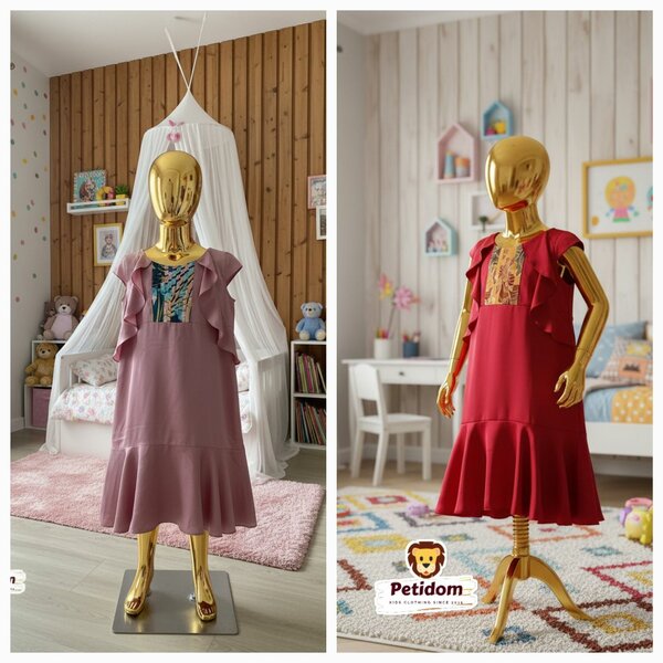 Robe IRENE Rouge ou Rose