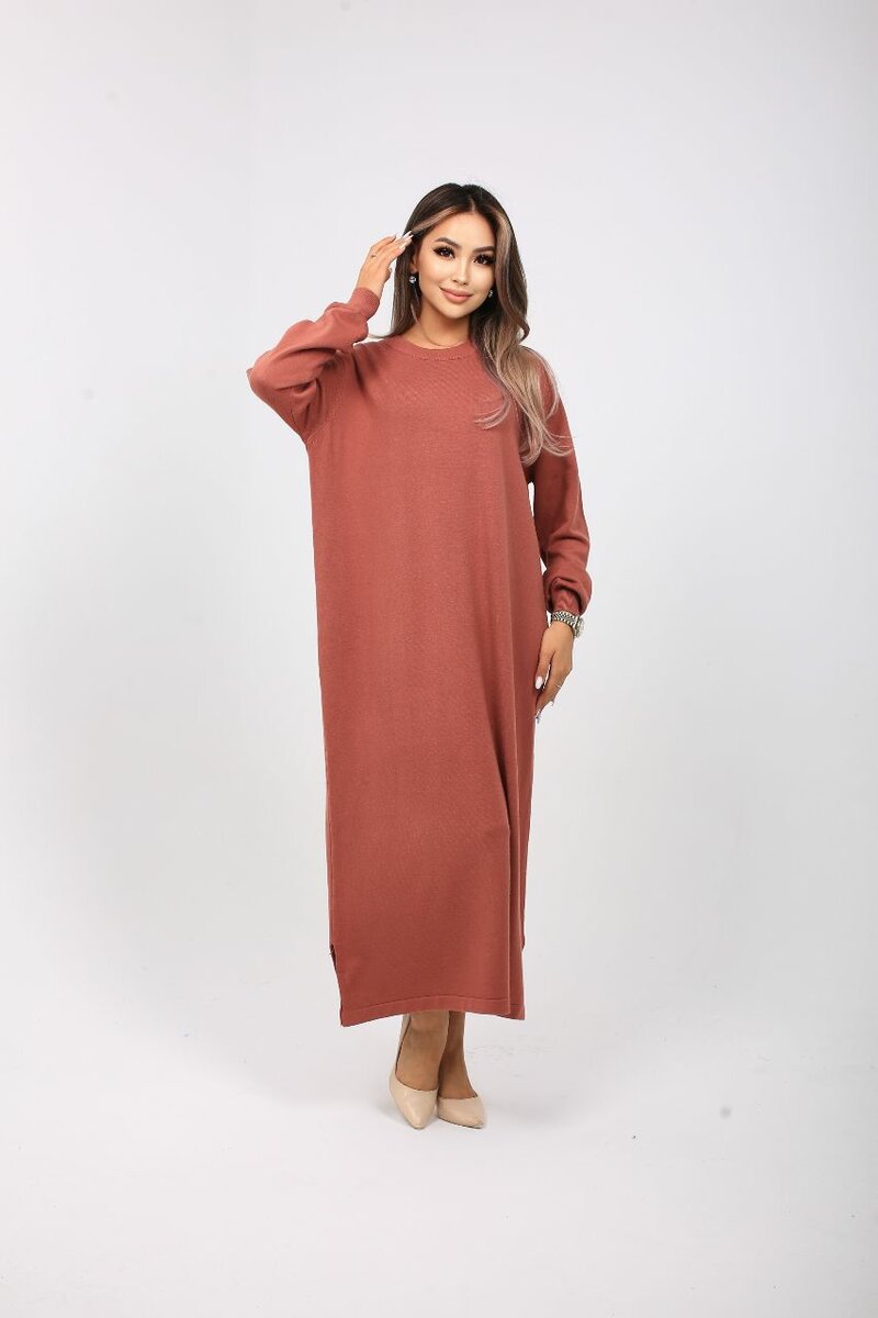 Трикотажное платье