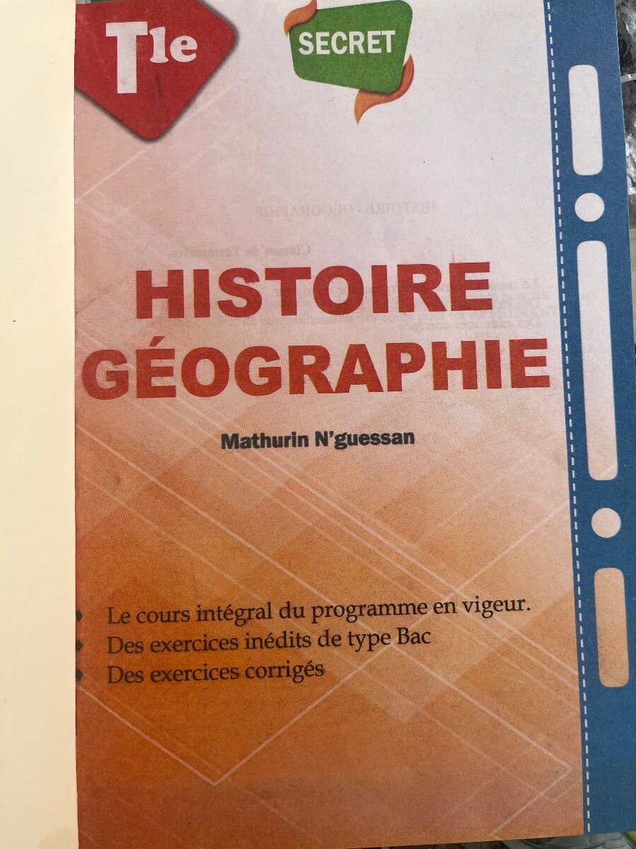 Histoire-Géographie Terminale