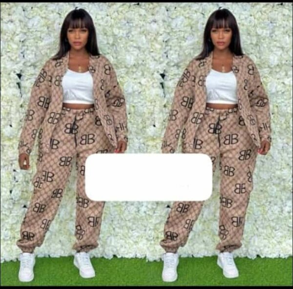 Ensemble deux-pièces tendance femme