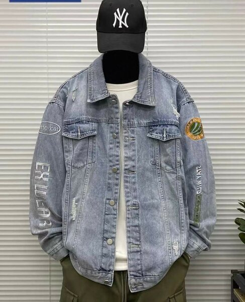 Veste en jean décontractée