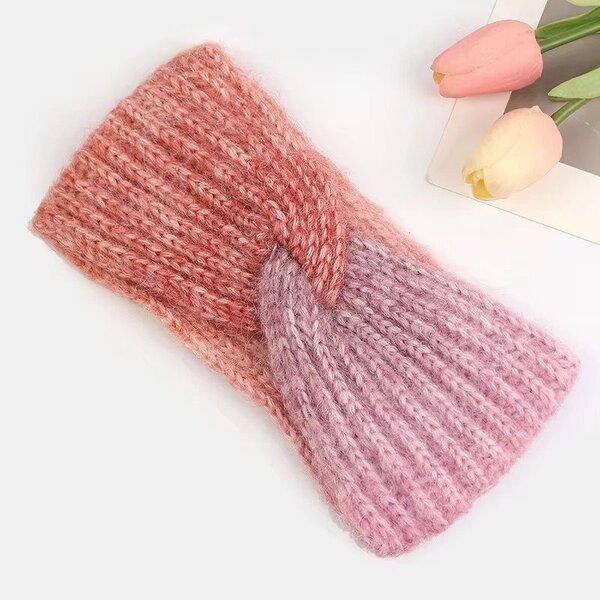 Bandeau tricoté dégradé