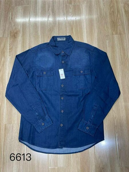 Chemise en jean décontractée