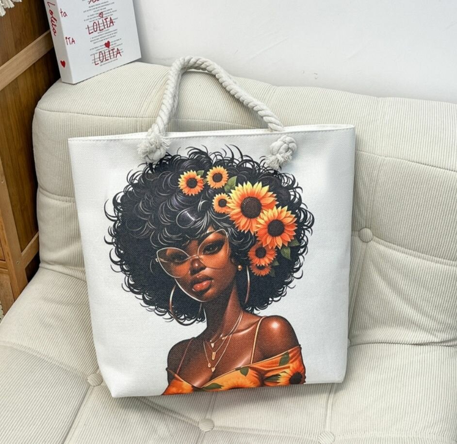 Sac fourre-tout artistique femme