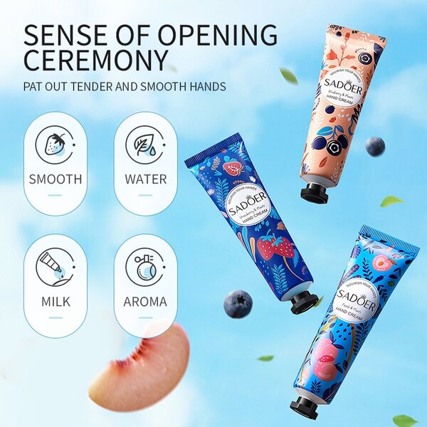 Fruit-Flavored Hand Cream Set  Nourish Your Hands!