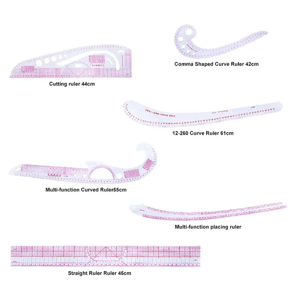 Sewing french curves