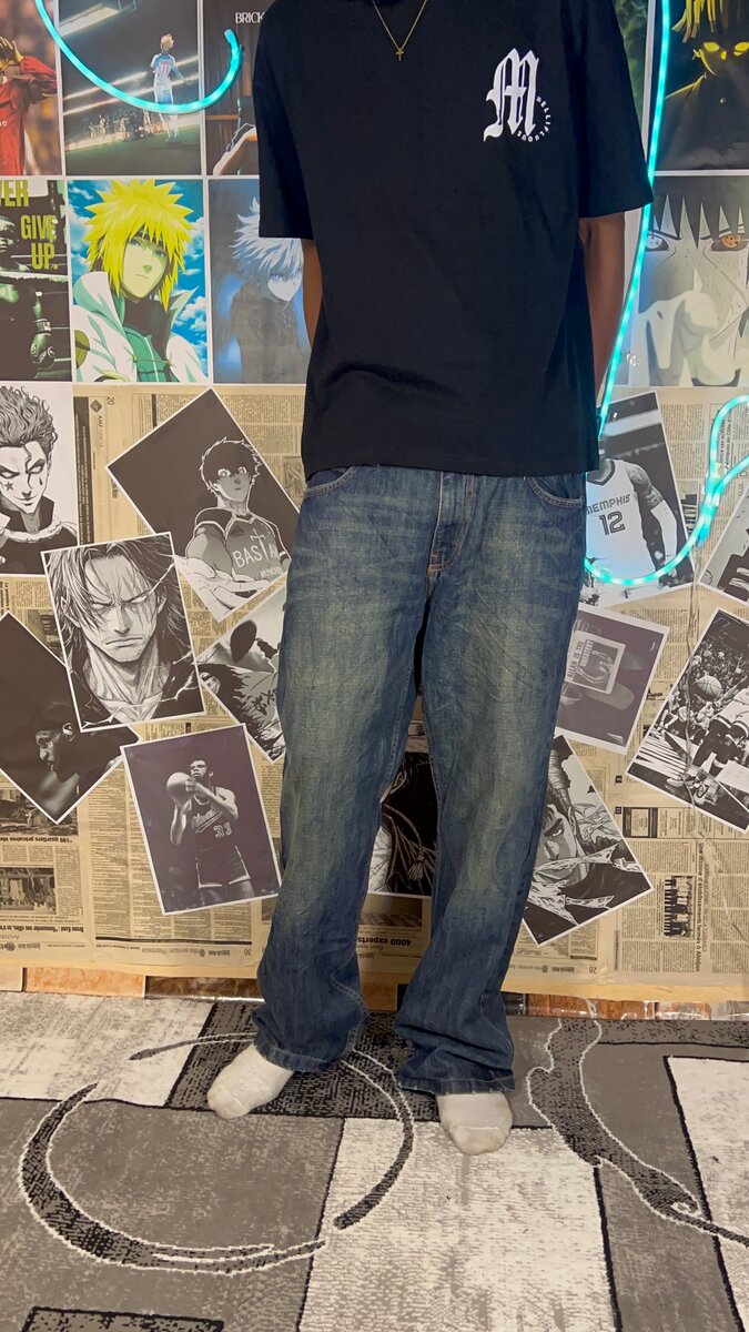 Pantalon en jean décontracté