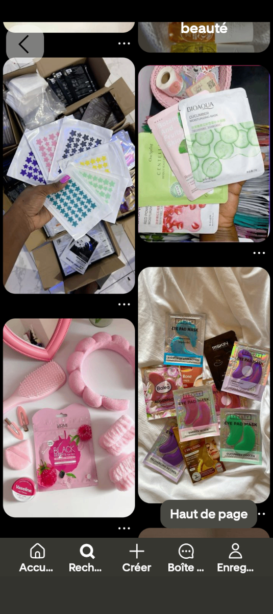 Coffret de Soins Beauté Masques