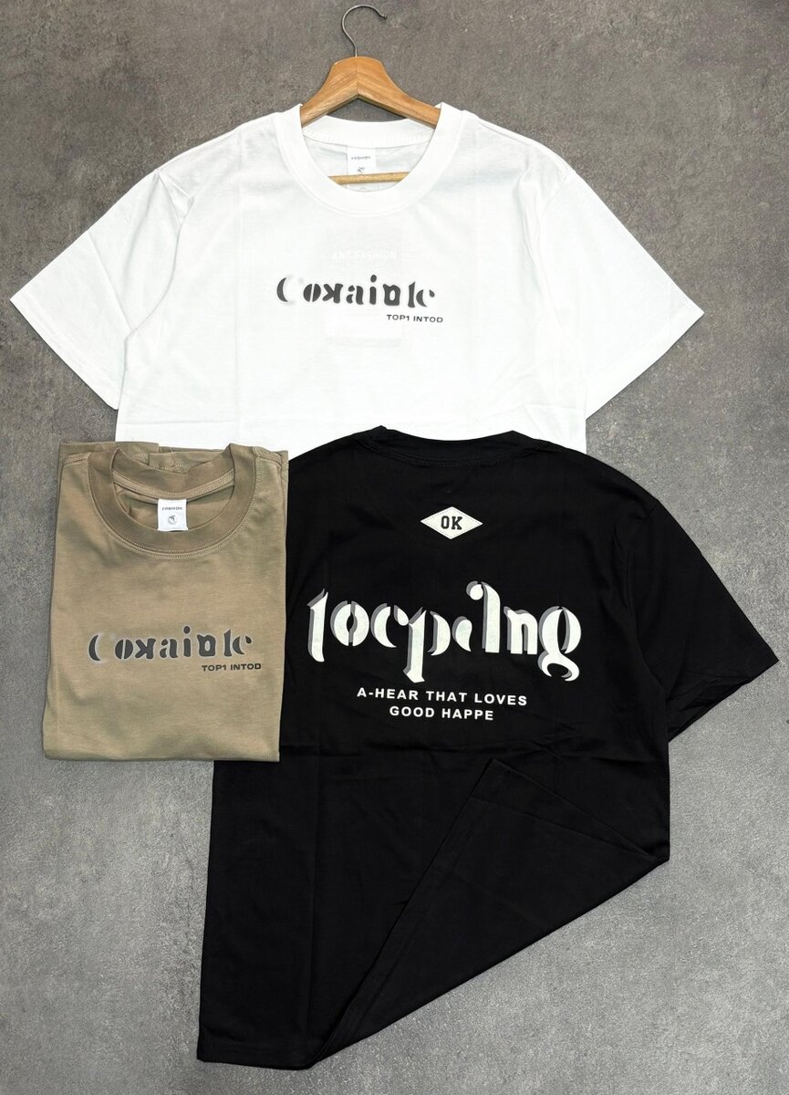 T-shirts imprimés unisexes tendance