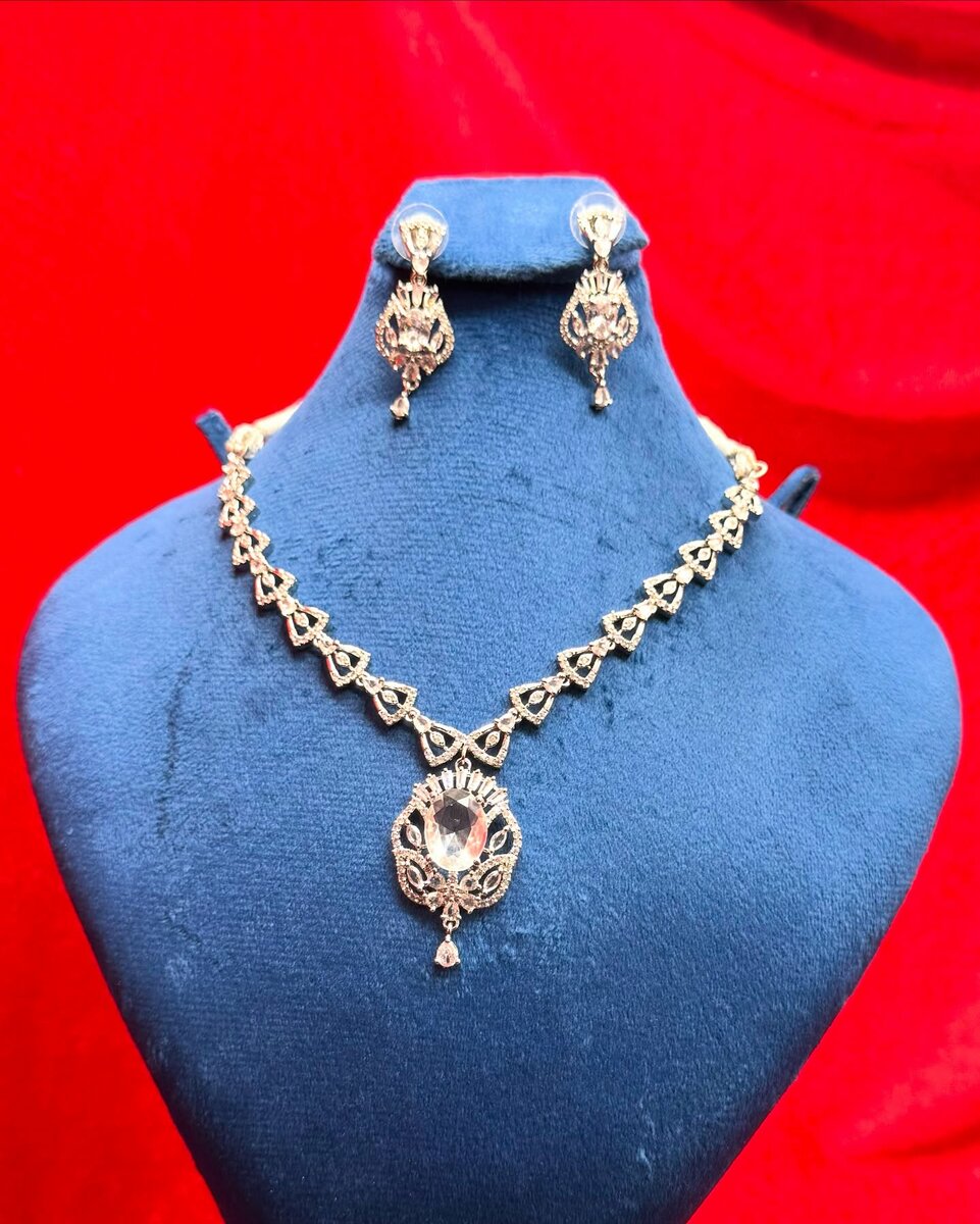 American Diamond 1 karat set