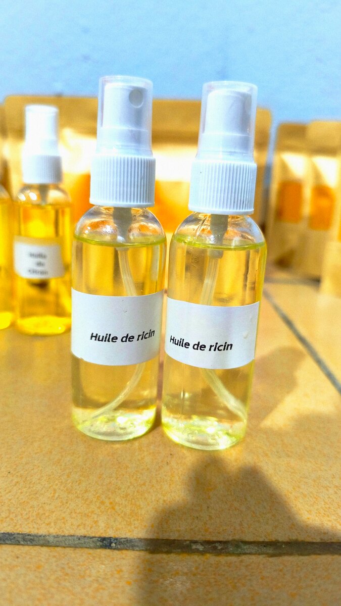 Huile de jojoba/curcuma/ricin