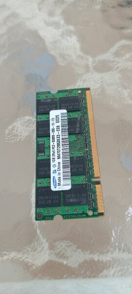 2  ram 1GB et 2 ram GB pc2 12
