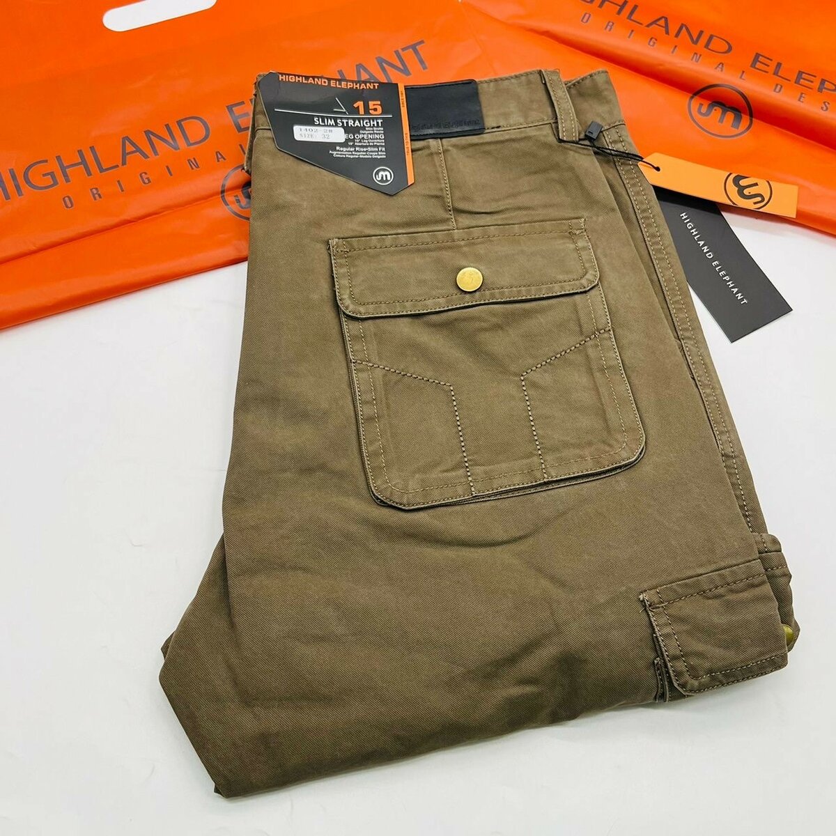 Quality khaki trousers