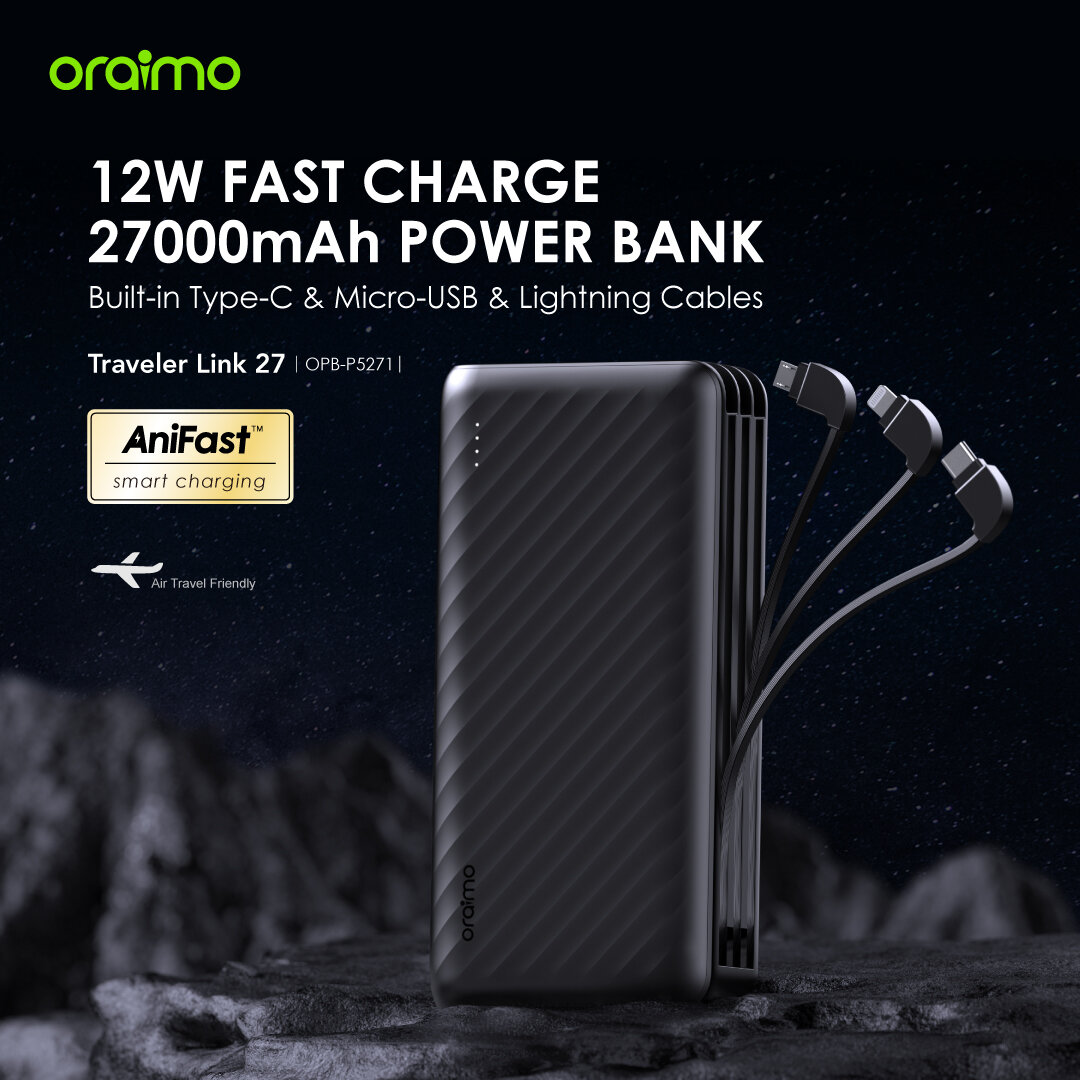 Power Bank 27000mAh Oriamo