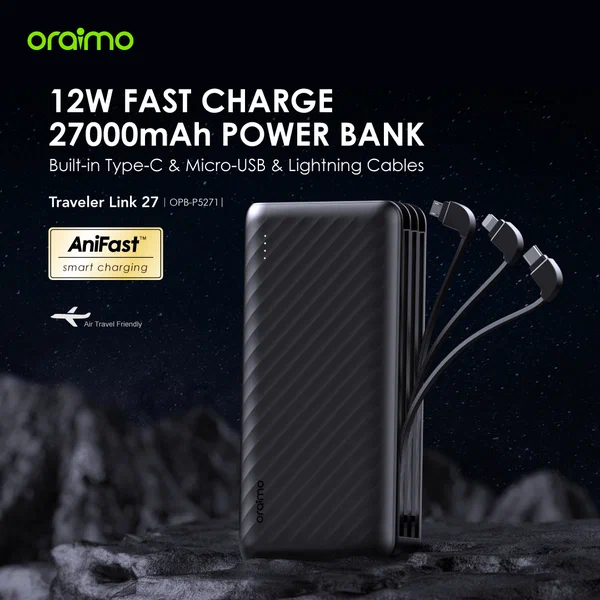 Power Bank 27000mAh Oriamo