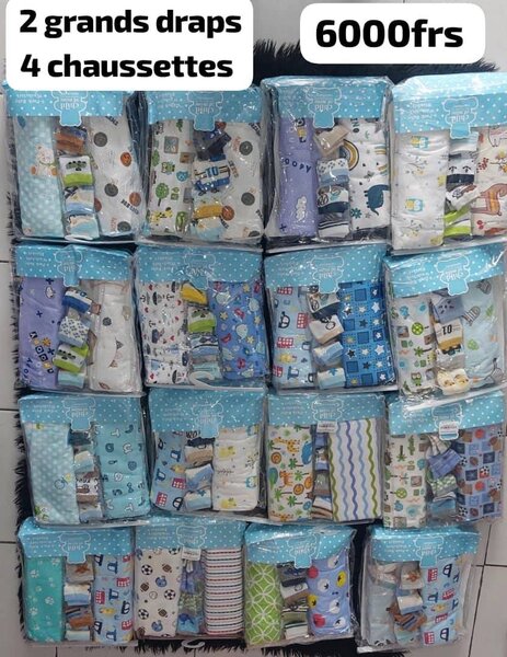 Ensemble Draps et Chaussettes Bébé