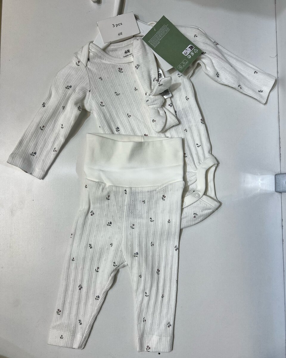 тройки для новорождённых от бренда H&M