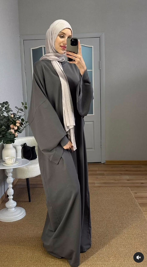 Шикарное футболочное платье *«Comfort»* макси длины 