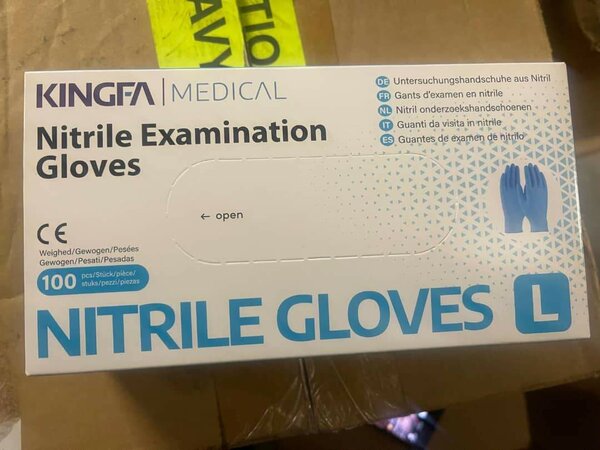 Gants d'Examen Nitrile KINGFA