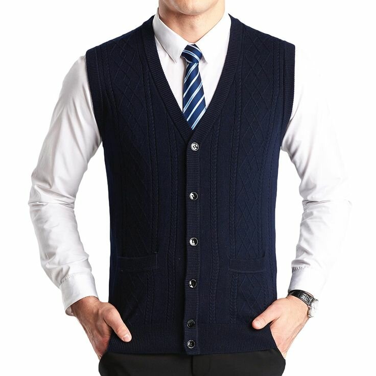 Gilets en tricot pour hommes