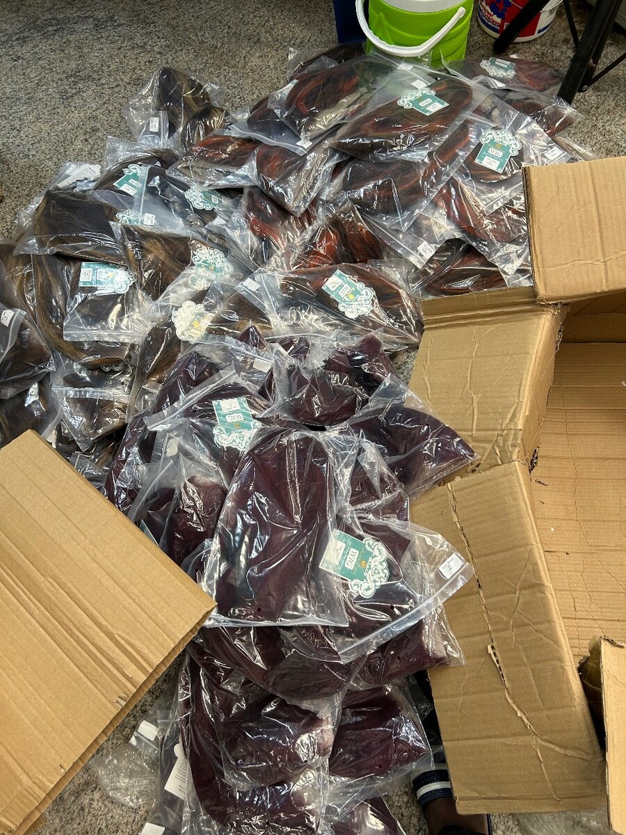 Perruques en dentelle colorées