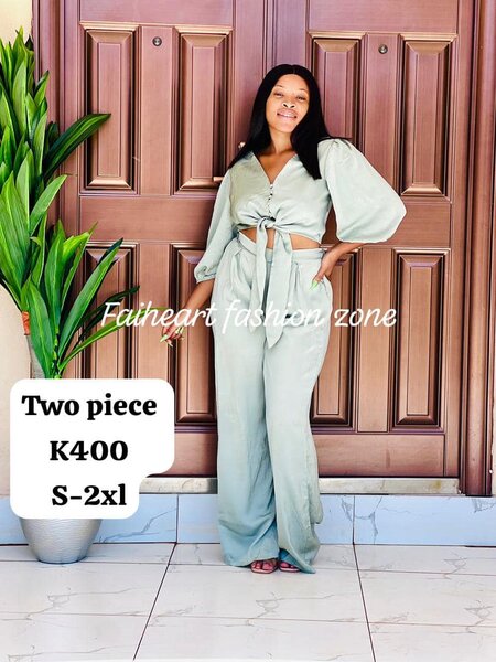 Women's set grey,blouse and trousers S-2xl