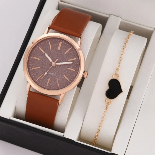 Montre Femme Élegante et Bracelet