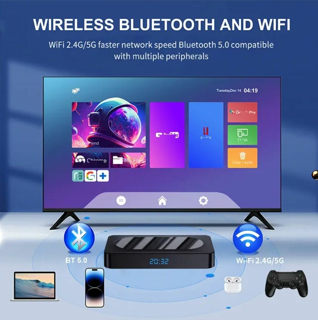 Boîtier TV Intelligent 4K