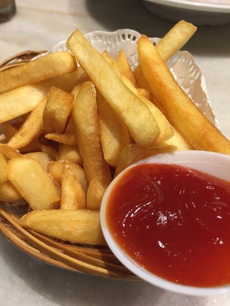 Frite au Ketchup