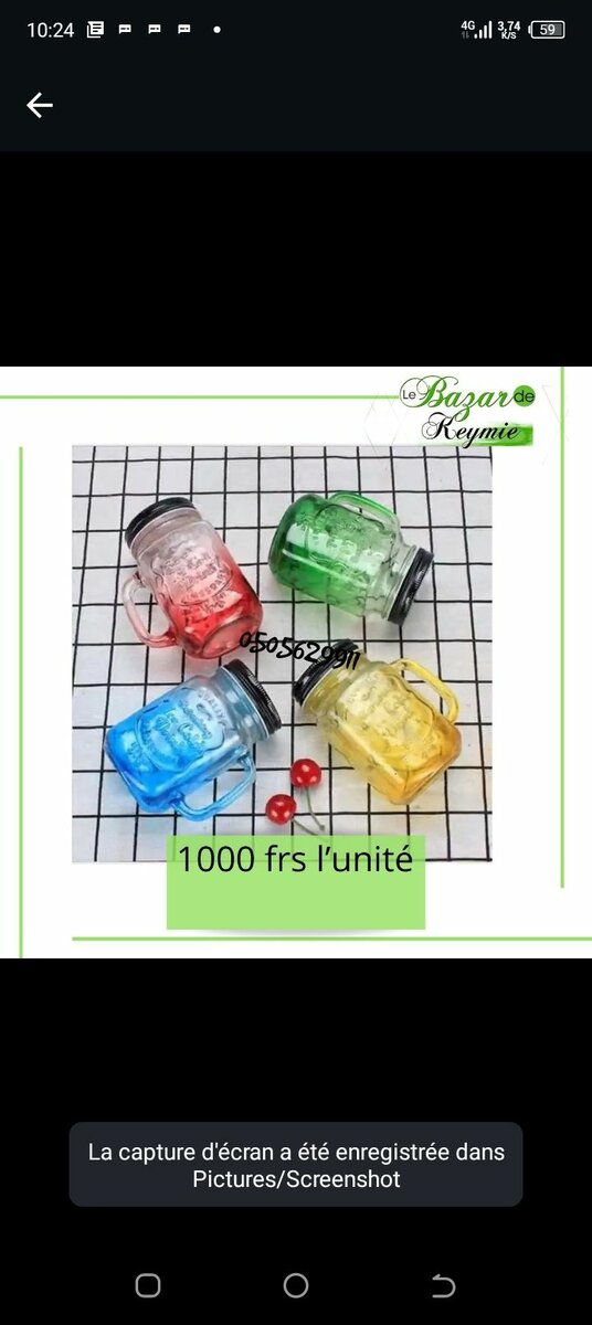 Gobelet a jus + paille