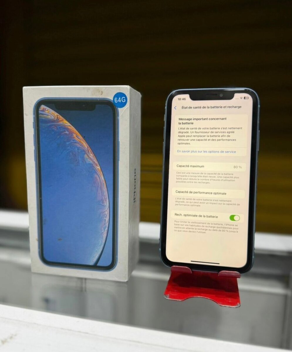 iPhone XR 64GB Bleu Débloqué
