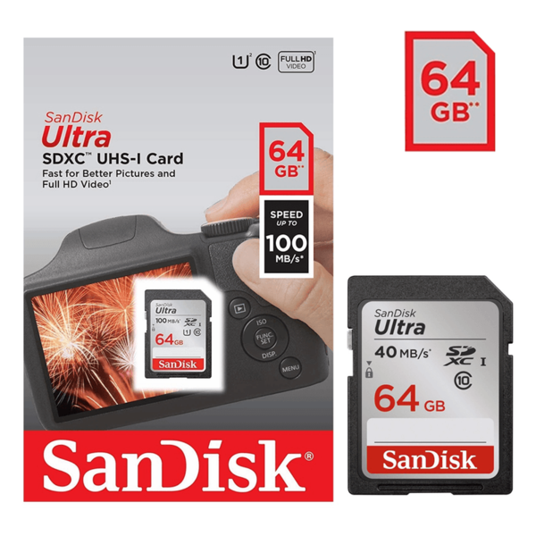 Carte SD SanDisk Ultra 64 Go