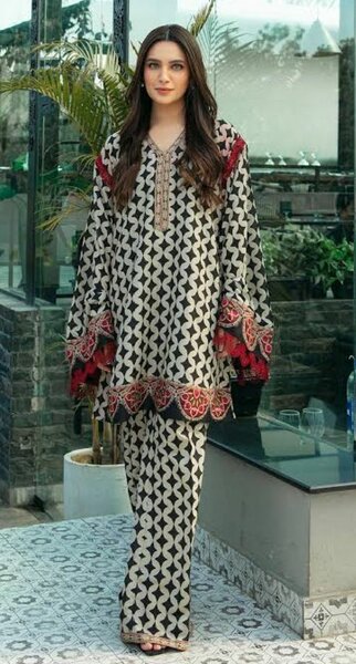 2 piece suit lawn