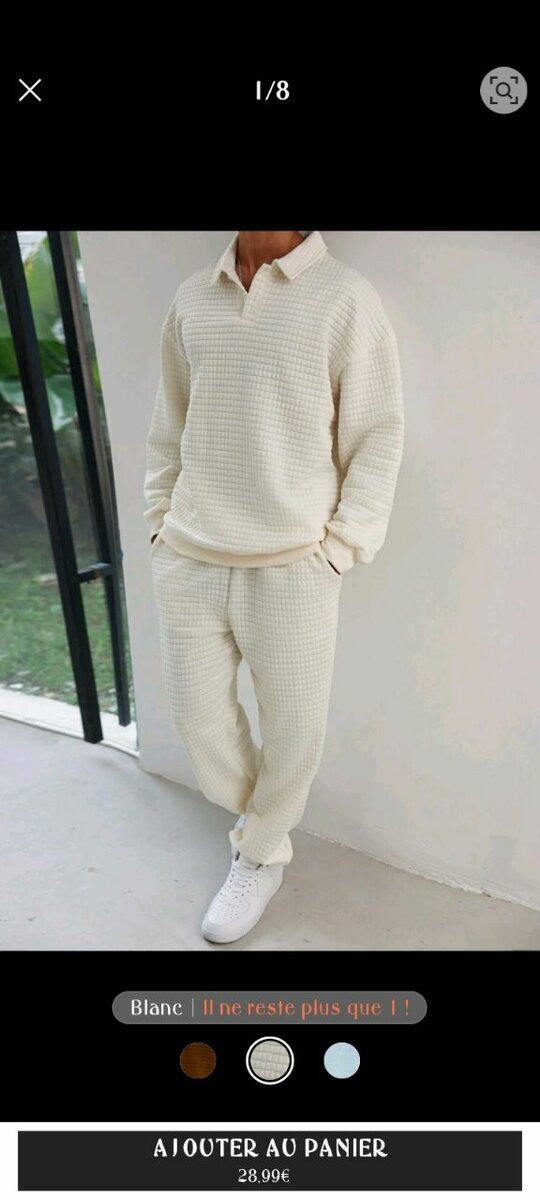 Pantalon coton bien lourd