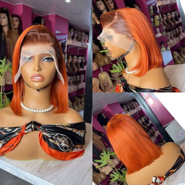 Perruque Bob en Dentelle