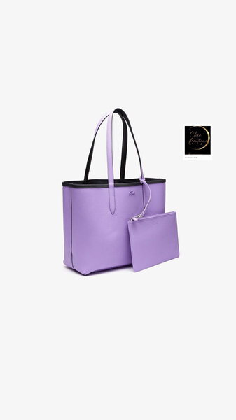 Sac Lacoste violet élégant