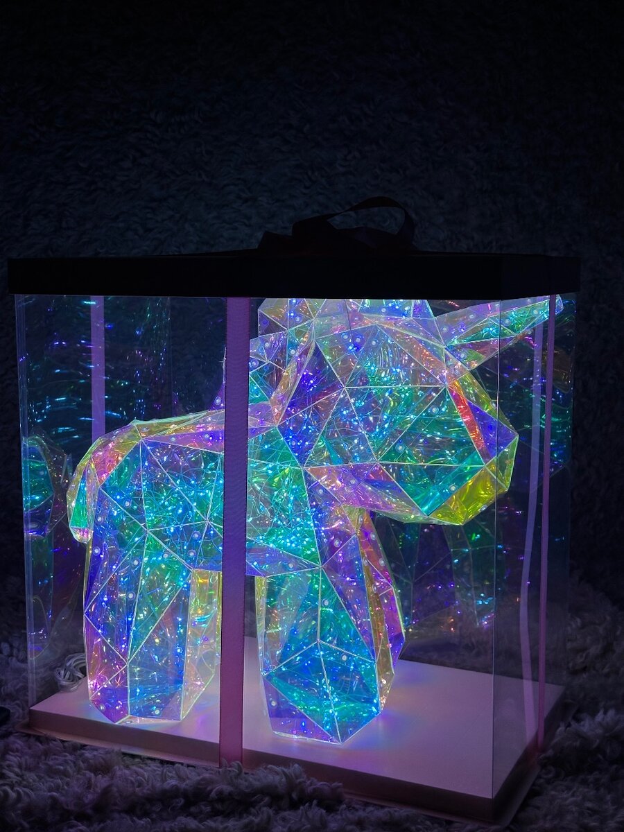 Светодиодный единорог