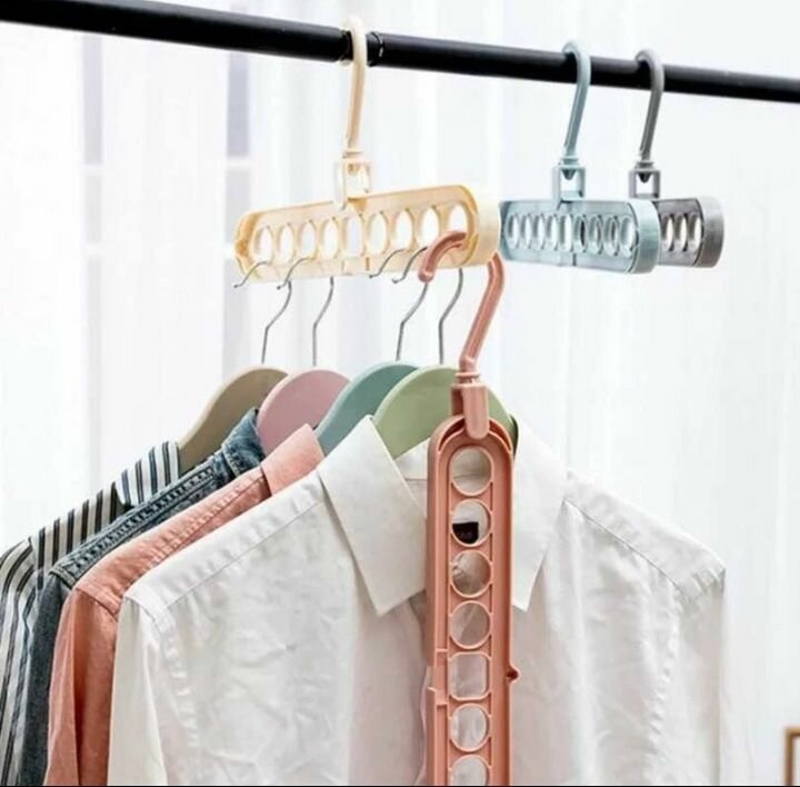 Space saving hangers