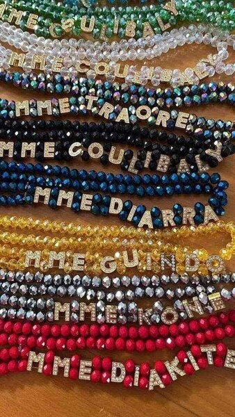 Colliers Personnalisés Perles