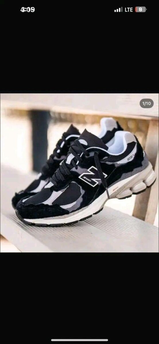 Baskets tendance en cuir noir