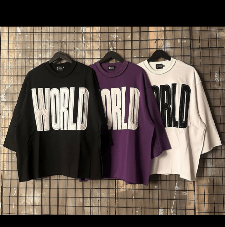 T-shirt oversize "Peace World"