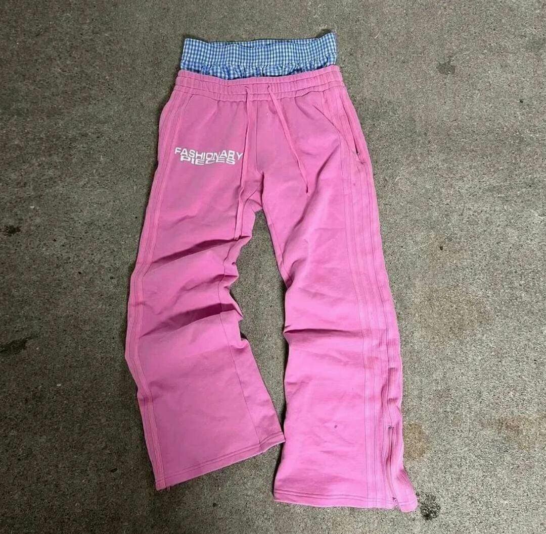 Pantalon de jogging rose pour femmes