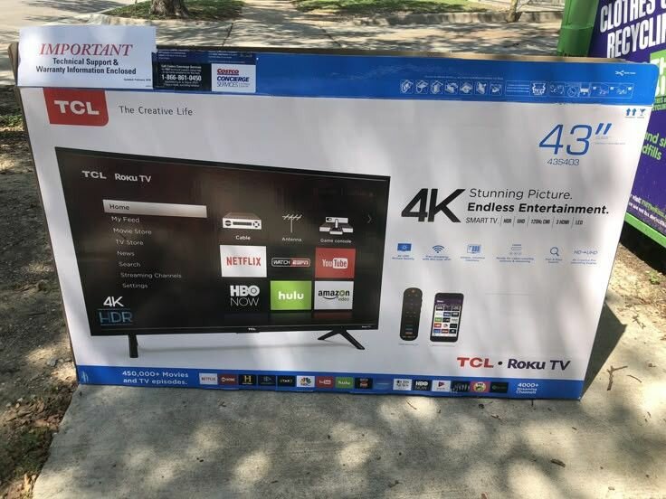 TCL 43-inch HD LED Roku Smart TV