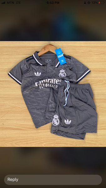 KIDS REAL MADRID THIRD JERSEY 24/25