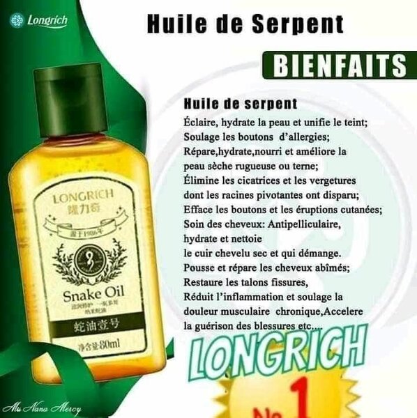 Huile de Serpent