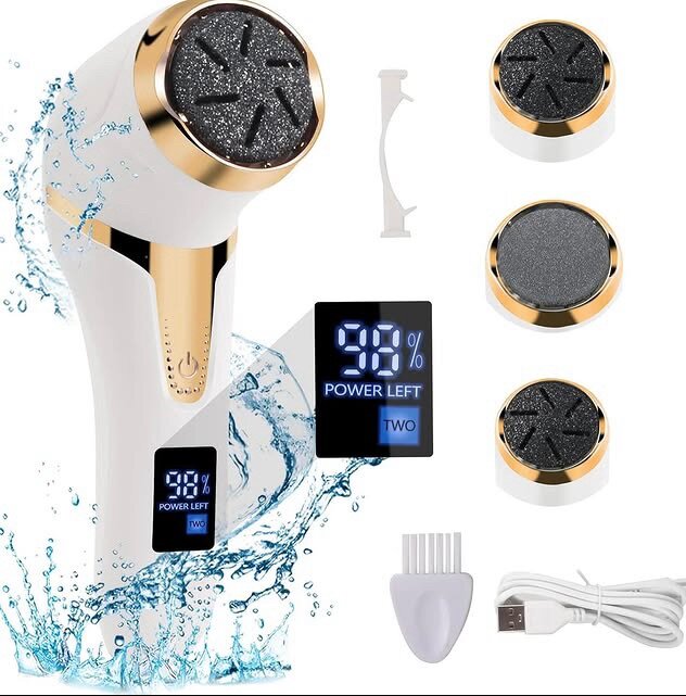 Professional rechargeable digital callous remover
