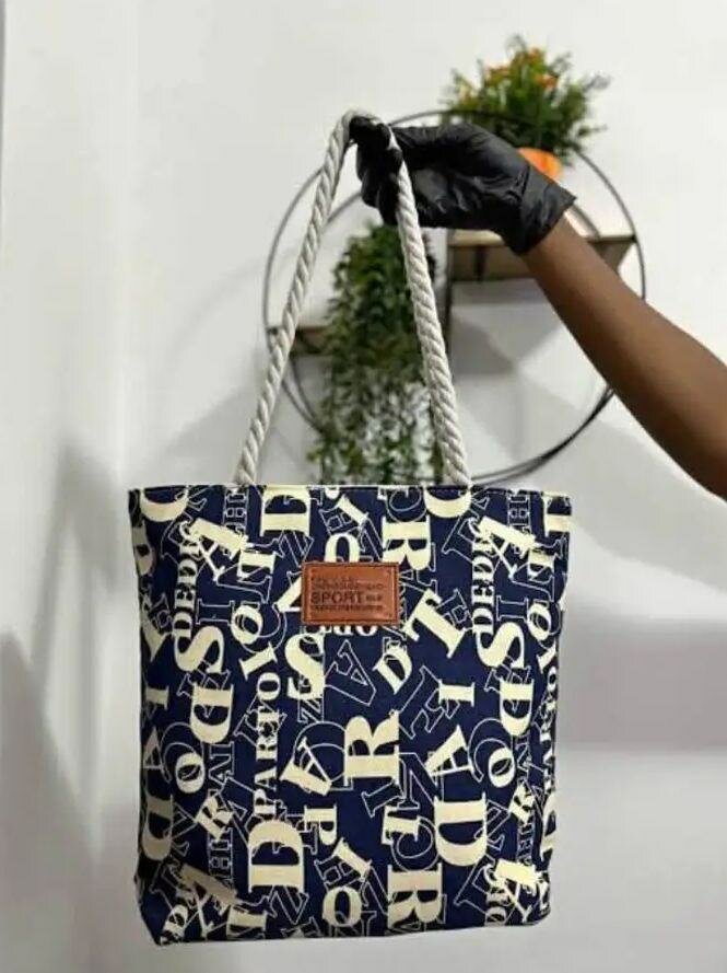 Sac cabas imprimé moderne