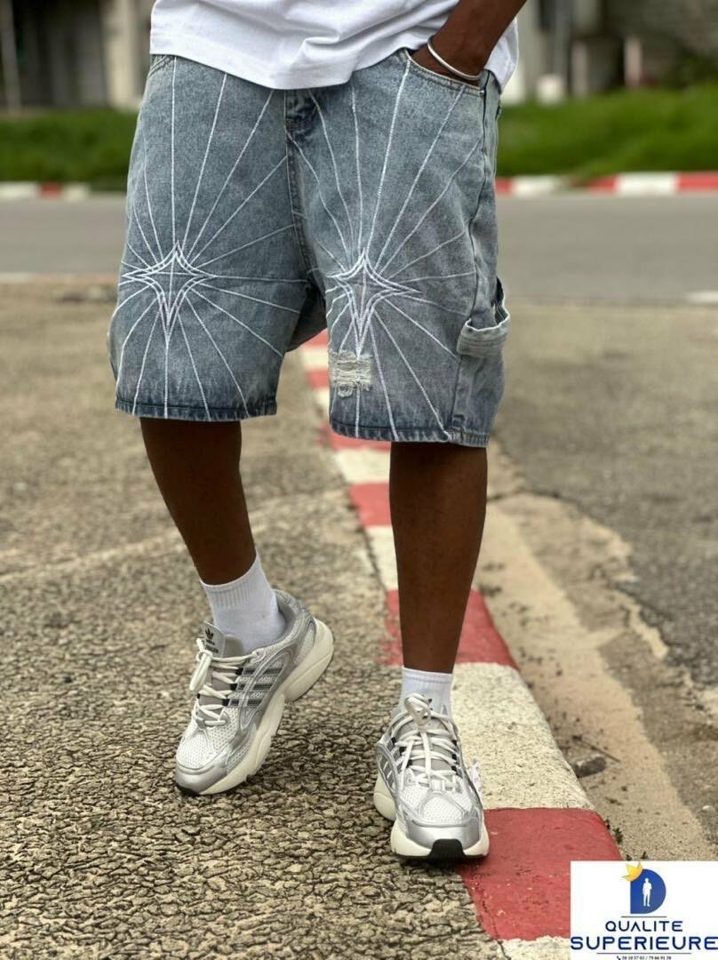 Shorts en jean décontractés pour homme