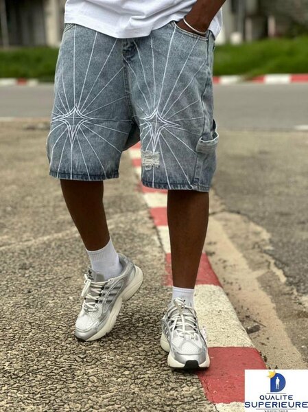 Shorts en jean décontractés pour homme