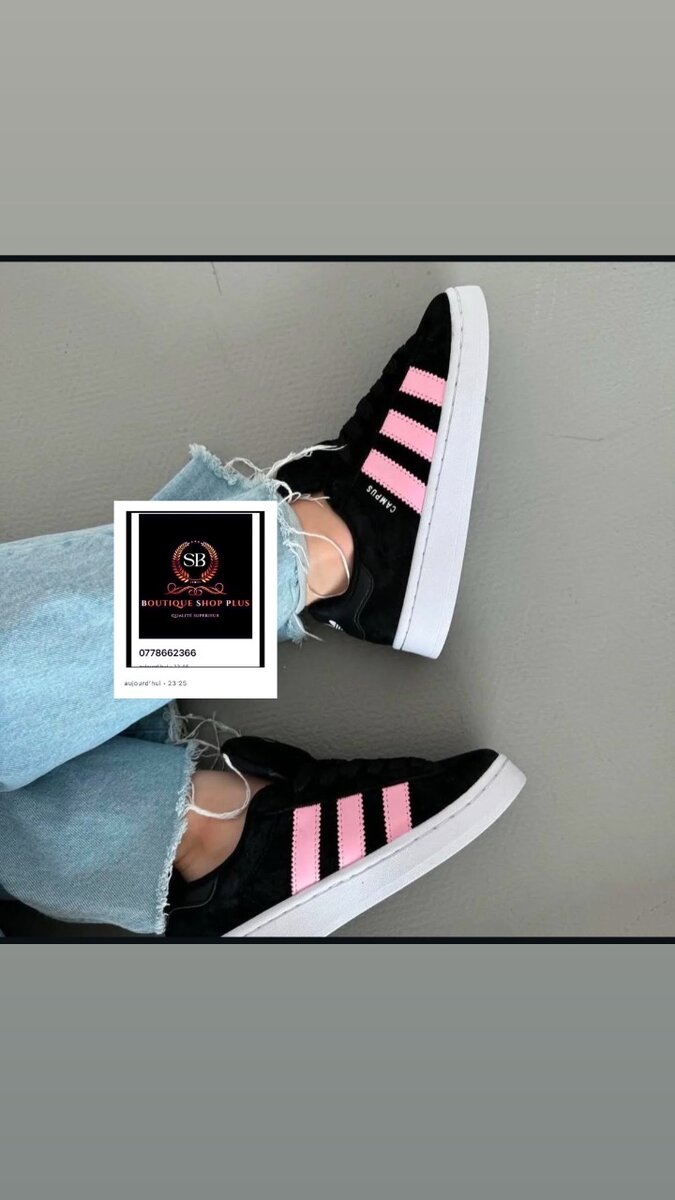 Basket adidas campus  authentique avec sa boîte